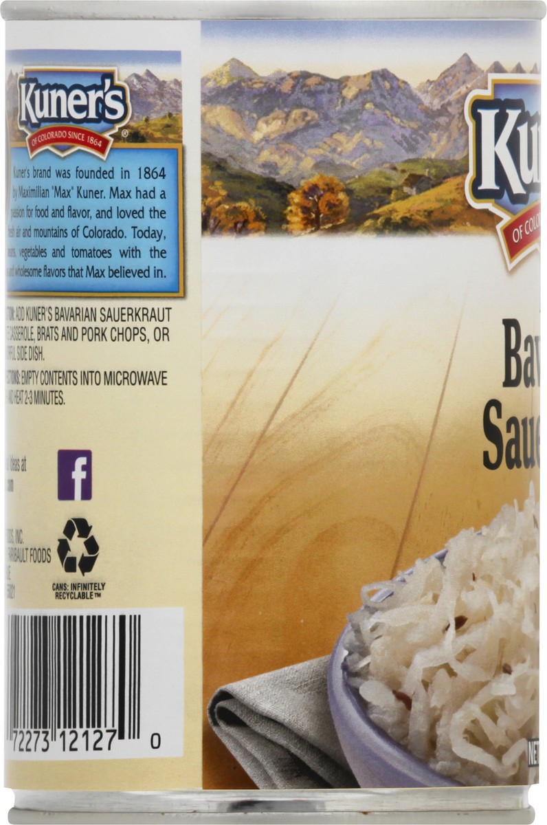 slide 6 of 12, Kuner's Mild Bavarian Sauerkraut 14.4 oz, 14.4 oz