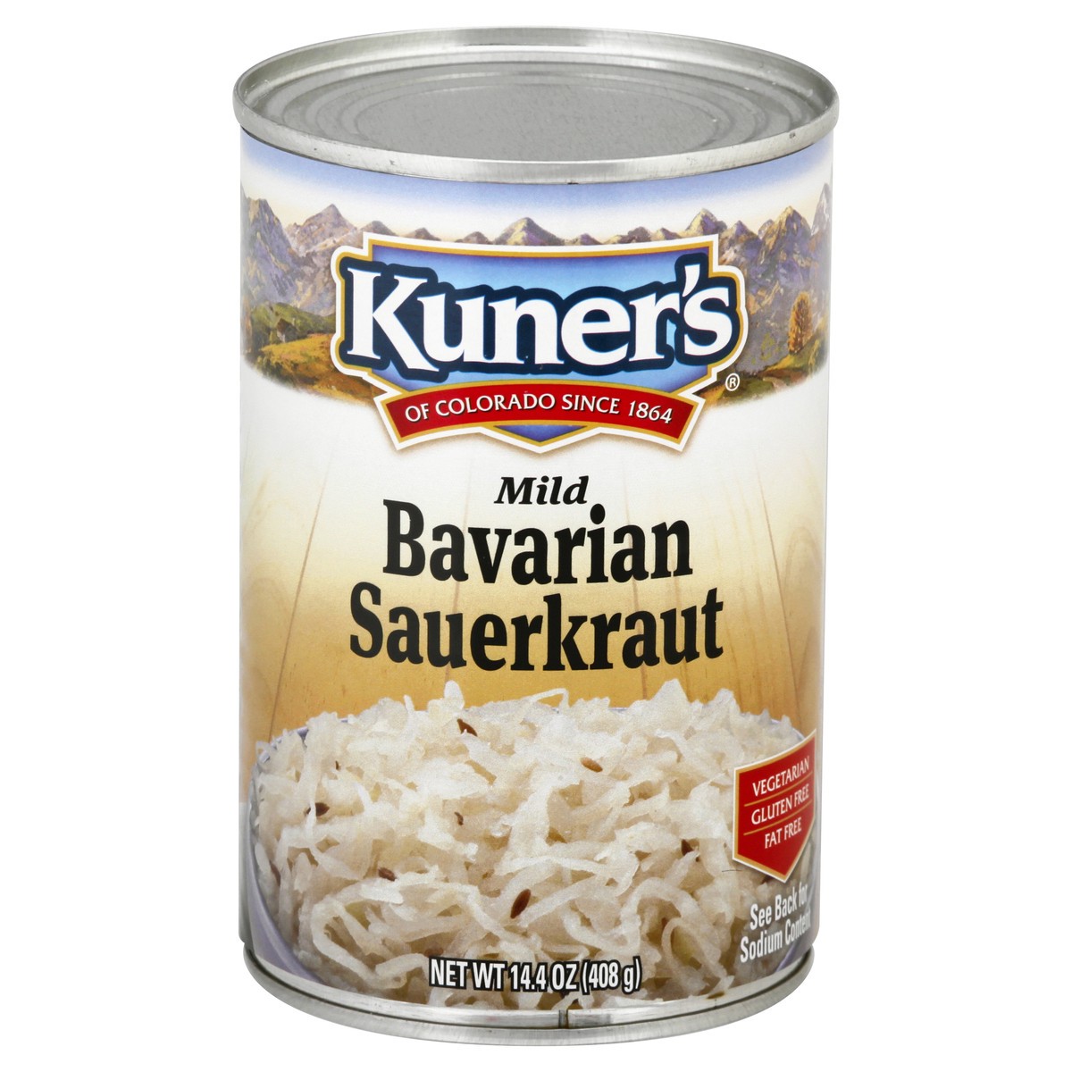 slide 5 of 12, Kuner's Mild Bavarian Sauerkraut 14.4 oz, 14.4 oz