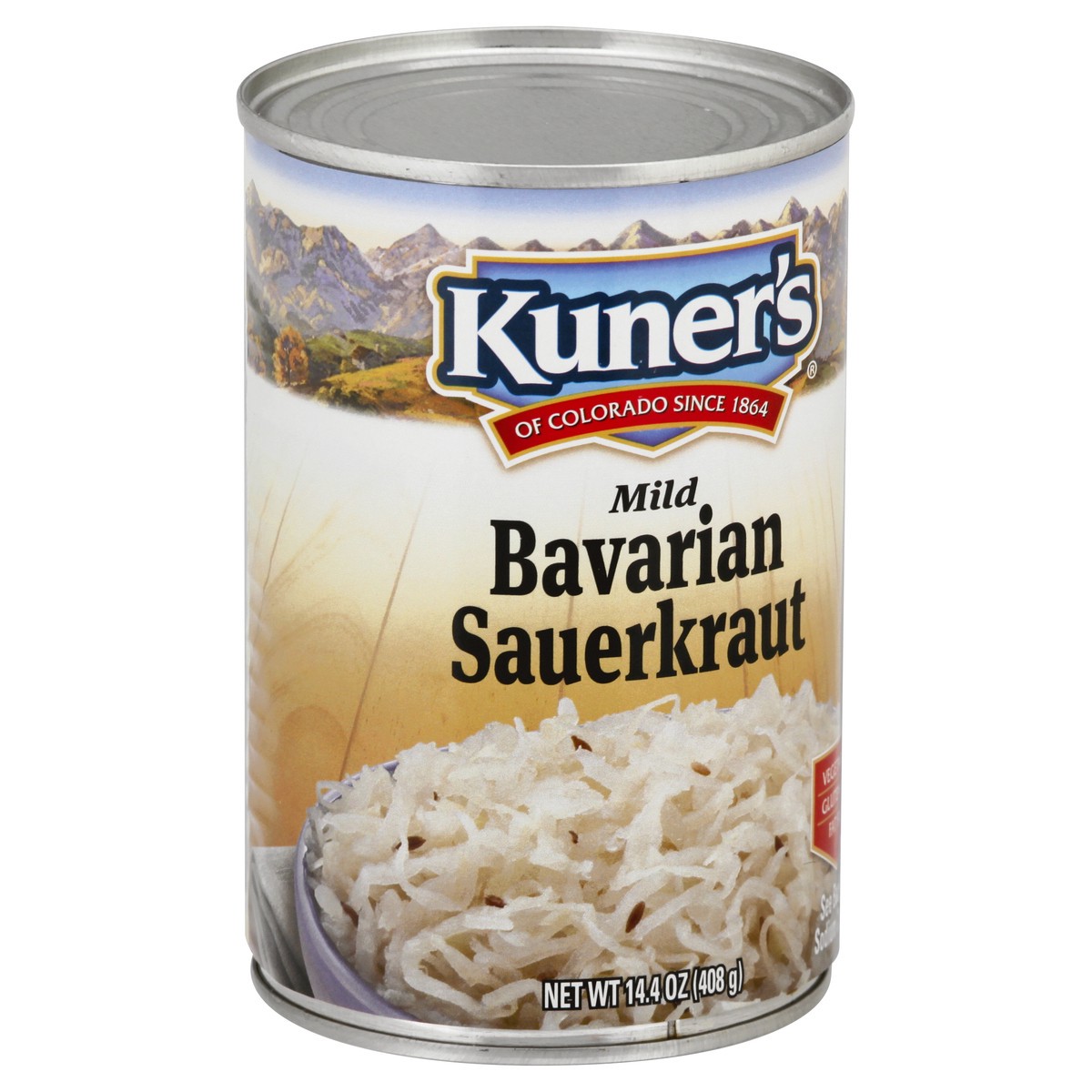 slide 9 of 12, Kuner's Mild Bavarian Sauerkraut 14.4 oz, 14.4 oz