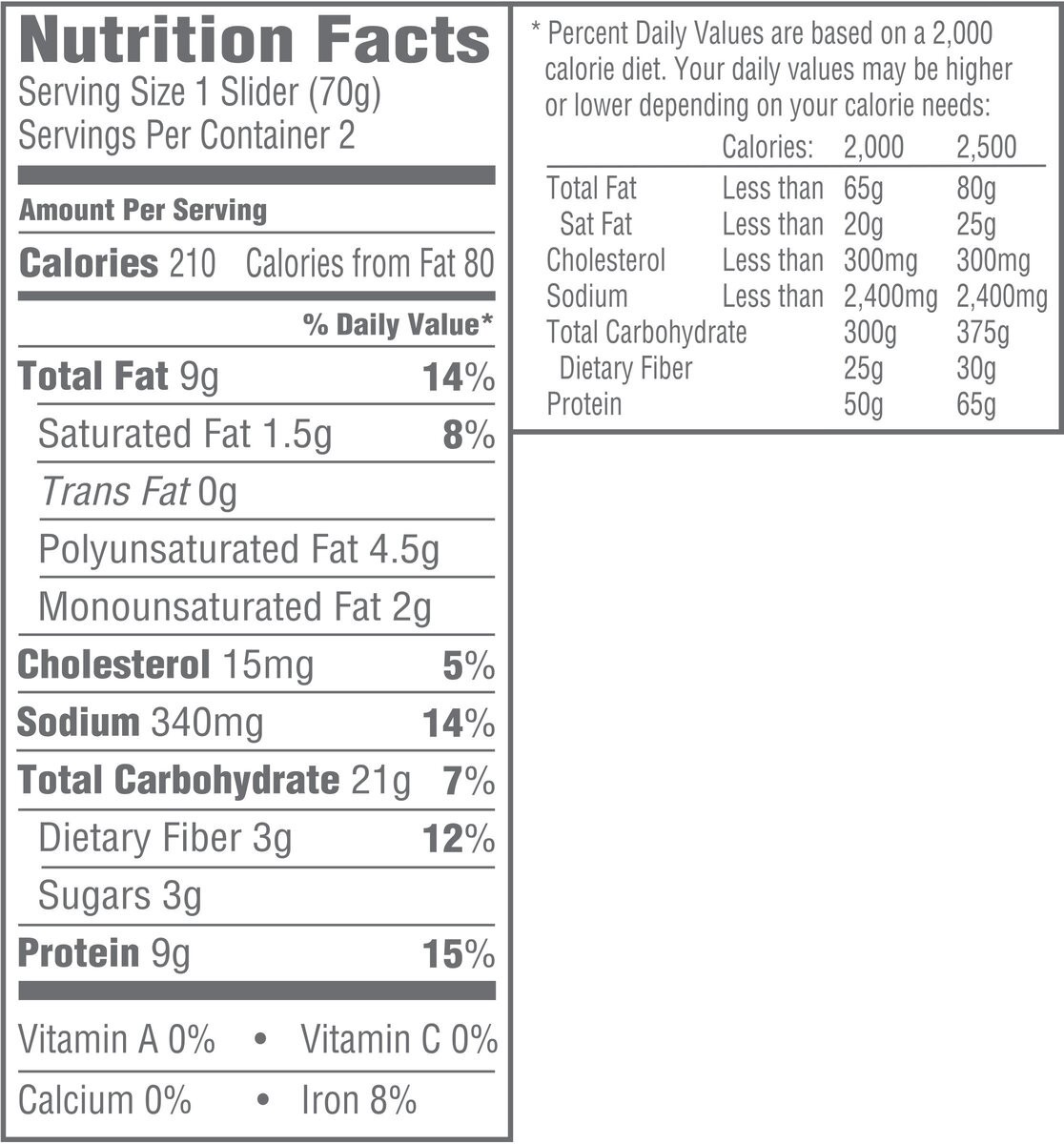 slide 4 of 8, Smart Ones Chicken Slider, Frozen Meal, 4.9 oz