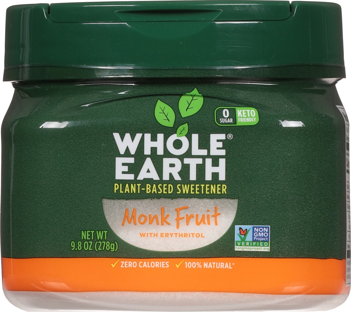 slide 5 of 11, Whole Earth Sweetener Co. Plant-Based Monk Fruit Sweetener 9.8 oz, 9.8 oz
