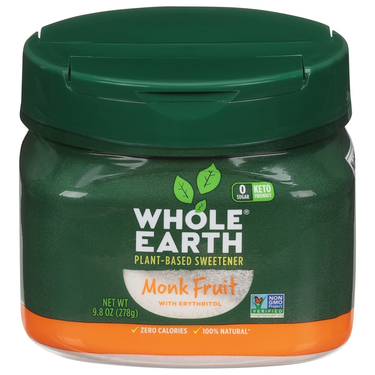 slide 8 of 11, Whole Earth Sweetener Co. Plant-Based Monk Fruit Sweetener 9.8 oz, 9.8 oz