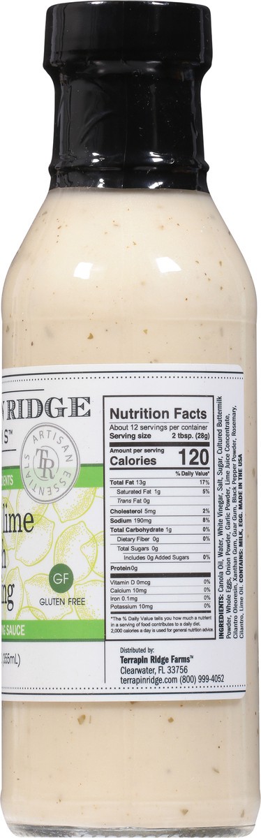 slide 10 of 14, Terrapin Ridge Farms Cilantro Lime Ranch Dressing 12 fl oz, 12 fl oz