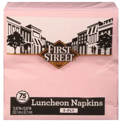 First Street Artstyle Classic Pink Napkin 3 Ply 13X13