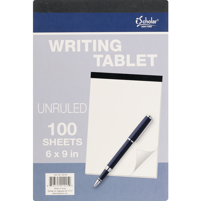 slide 1 of 1, Ischlr Writing Pad 6X9 Unruled, 1 ct