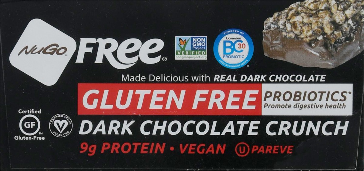 slide 7 of 14, NuGo Free Gluten Free Dark Chocolate Crunch Protein Bars 12 - 1.59 oz ea, 12 ct