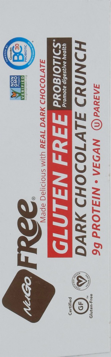 slide 10 of 14, NuGo Free Gluten Free Dark Chocolate Crunch Protein Bars 12 - 1.59 oz ea, 12 ct