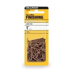 Hillman Panel Nail Dark Oak 1 in