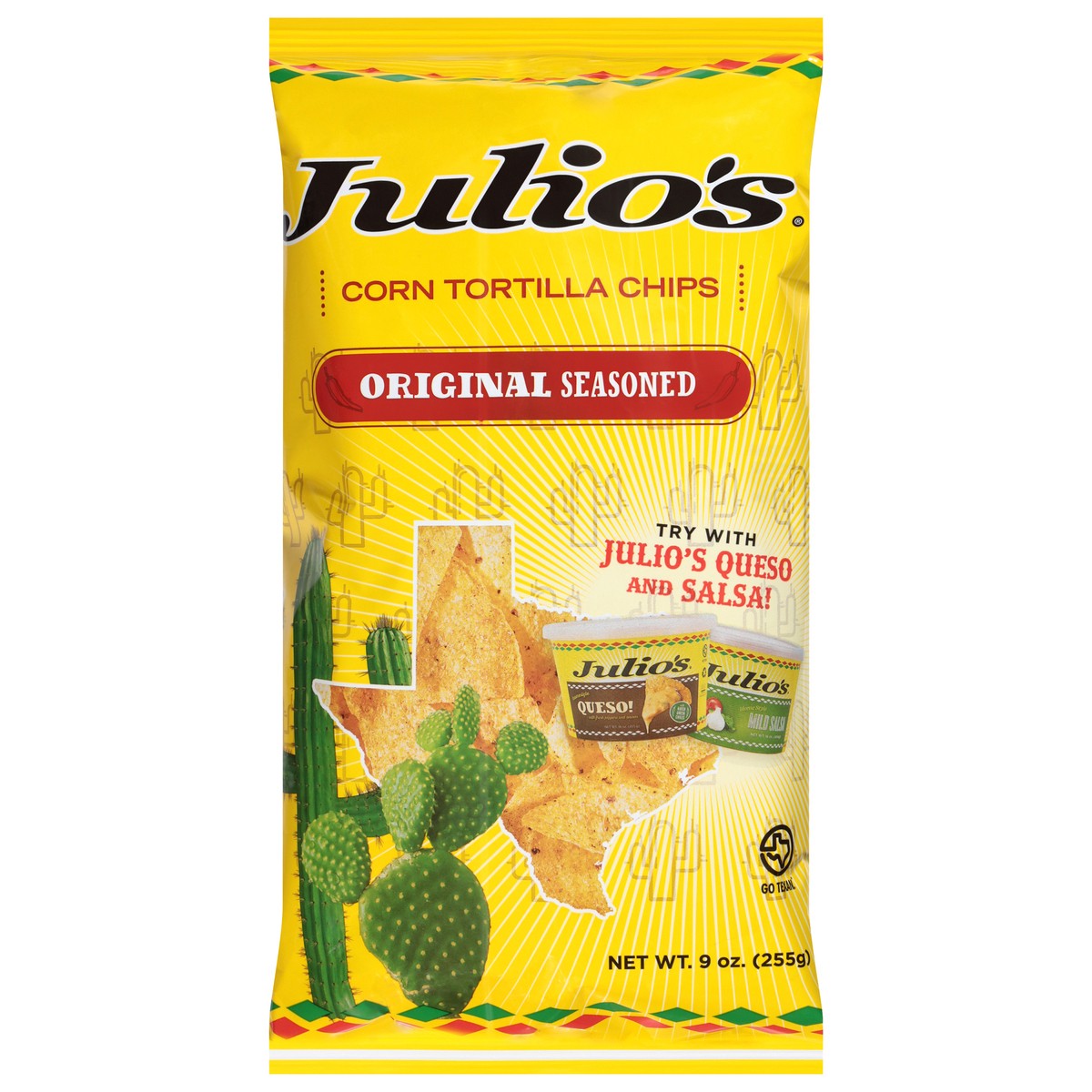 slide 1 of 15, Julio's Original Seasoned Corn Tortilla Chips 9 oz, 9 oz