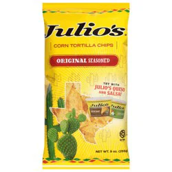 Julio's Original Seasoned Corn Tortilla Chips 9 oz