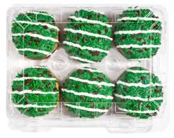 Ct Bakery Mini Cream Football Donuts 6 Count - 12.69 Oz