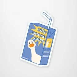 Silly Goose Juice Sticker