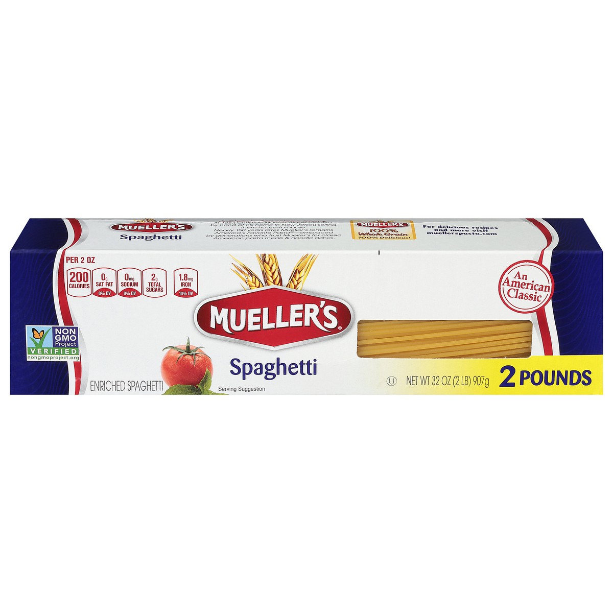 slide 1 of 14, Mueller's Spaghetti 32 oz, 32 oz