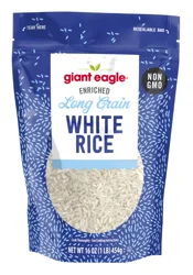Giant Eagle Long Grain White Rice Resealable Bag