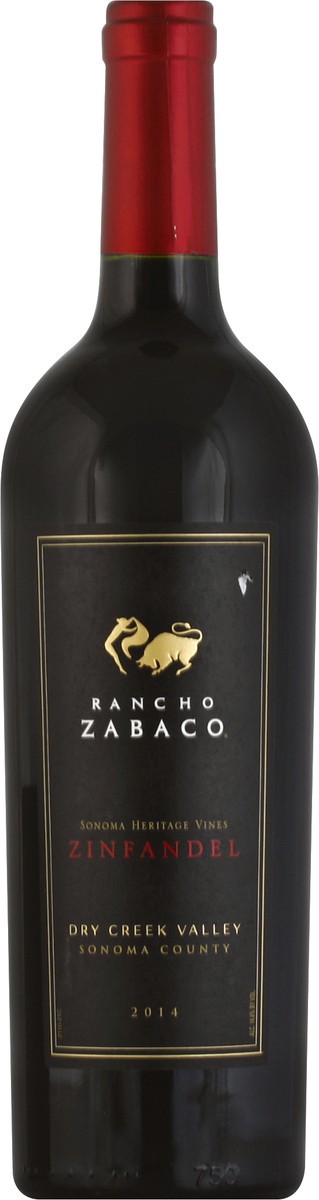 slide 2 of 3, Rancho Zabaco Zinfandel Bottle, 750 ml