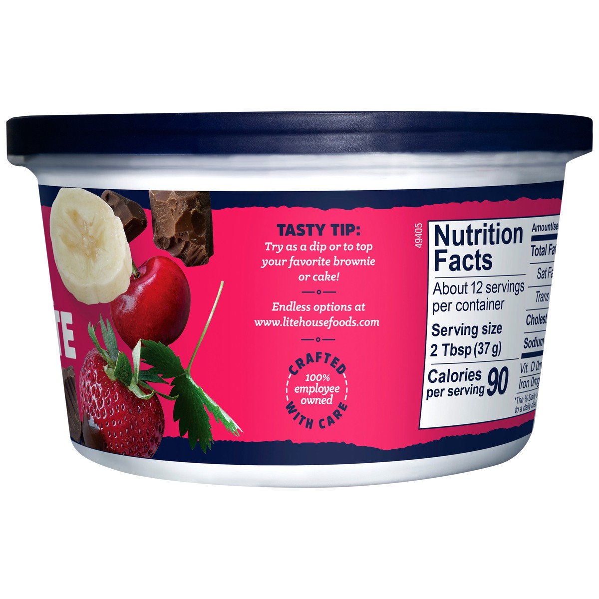 slide 5 of 6, Litehouse™ Chocolate Flavored Dip 16 oz. Tub, 16 oz