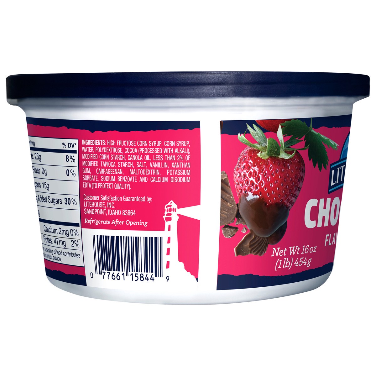 slide 2 of 6, Litehouse™ Chocolate Flavored Dip 16 oz. Tub, 16 oz