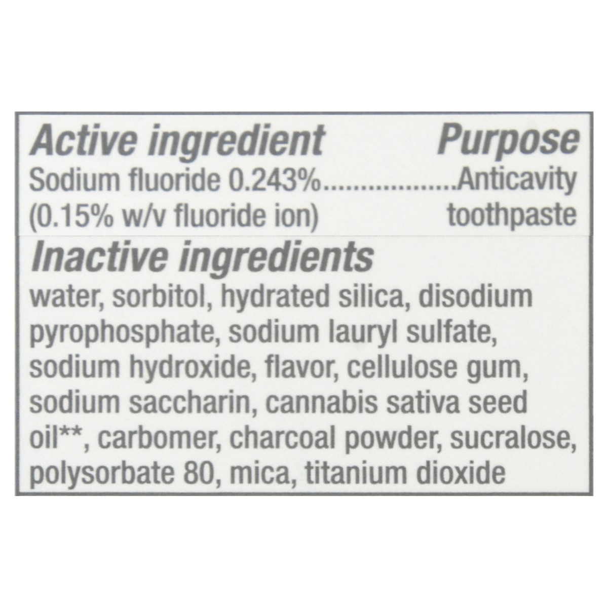 slide 4 of 13, Crest 3D White Whitening Therapy Charcoal with Hemp Seed Oil Fluoride Anticavity Toothpaste 4.1 oz, 4.1 oz