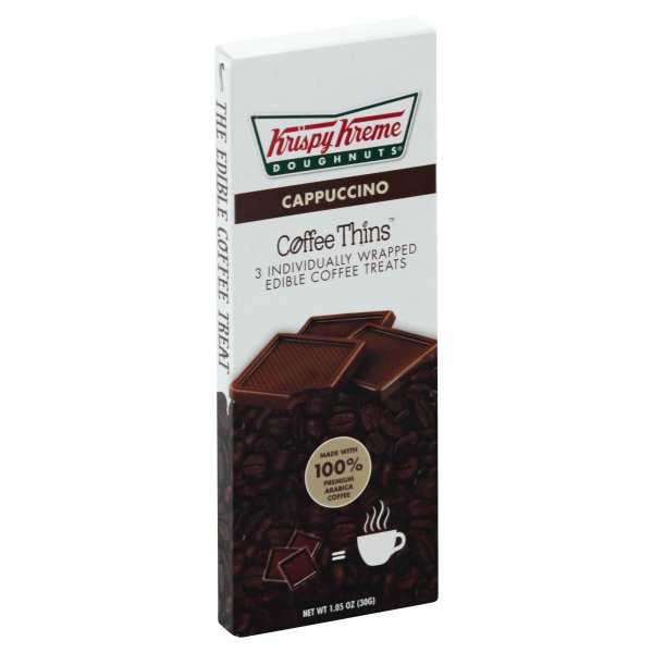 slide 1 of 4, Krispy Kreme Coffee Thins 3 ea, 3 ct