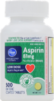 slide 1 of 1, Kroger Aspirin Low Dose Enteric Tablets, 500 ct