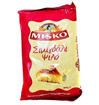 slide 1 of 1, Misko Fine Durum Wheat Semolina, 400 gram