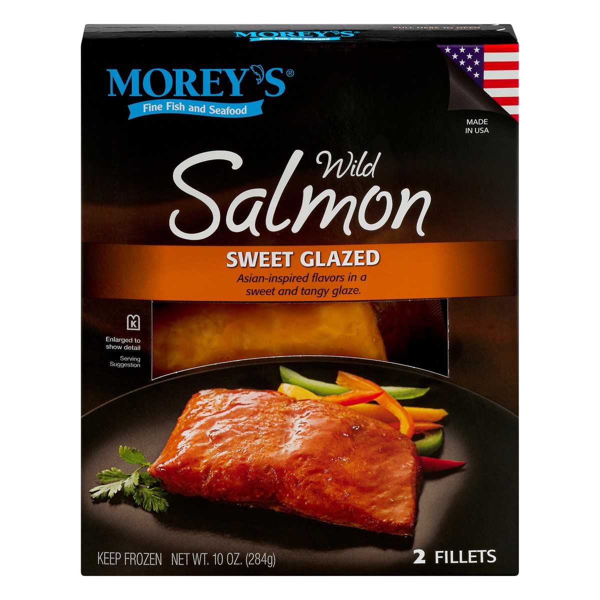 slide 7 of 13, Morey's Wild Sweet Glazed Salmon 2 ea, 10 oz