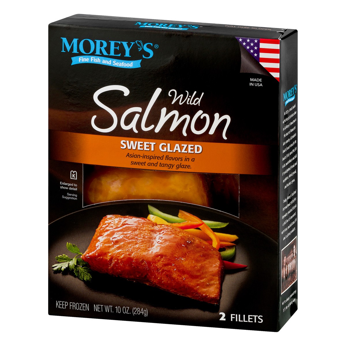 slide 10 of 13, Morey's Wild Sweet Glazed Salmon 2 ea, 10 oz