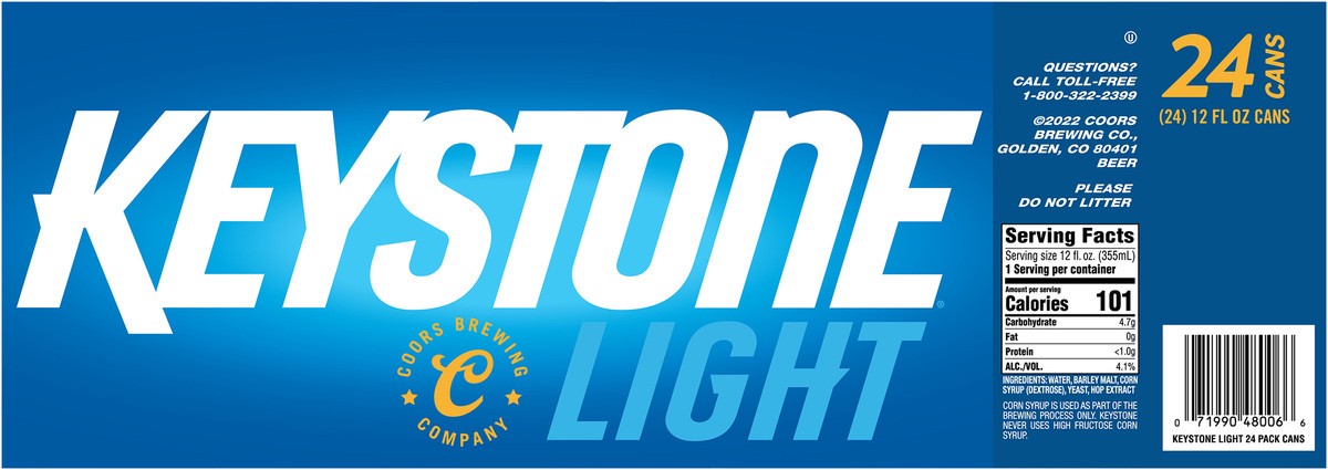 slide 3 of 13, Keystone Beer, 24 ct; 12 fl oz