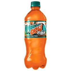 Mountain Dew Baja Cabo Citrus Dew Tropical Citrus Punch 20 Fl Oz