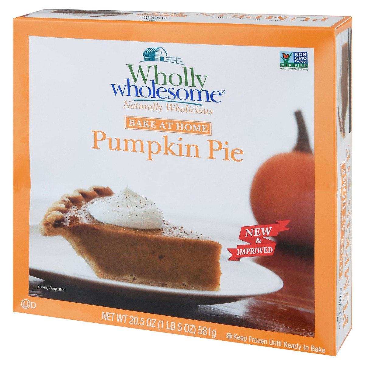 slide 13 of 13, Wholly Wholesome Pumpkin Pie 20.5 oz, 20.5 oz