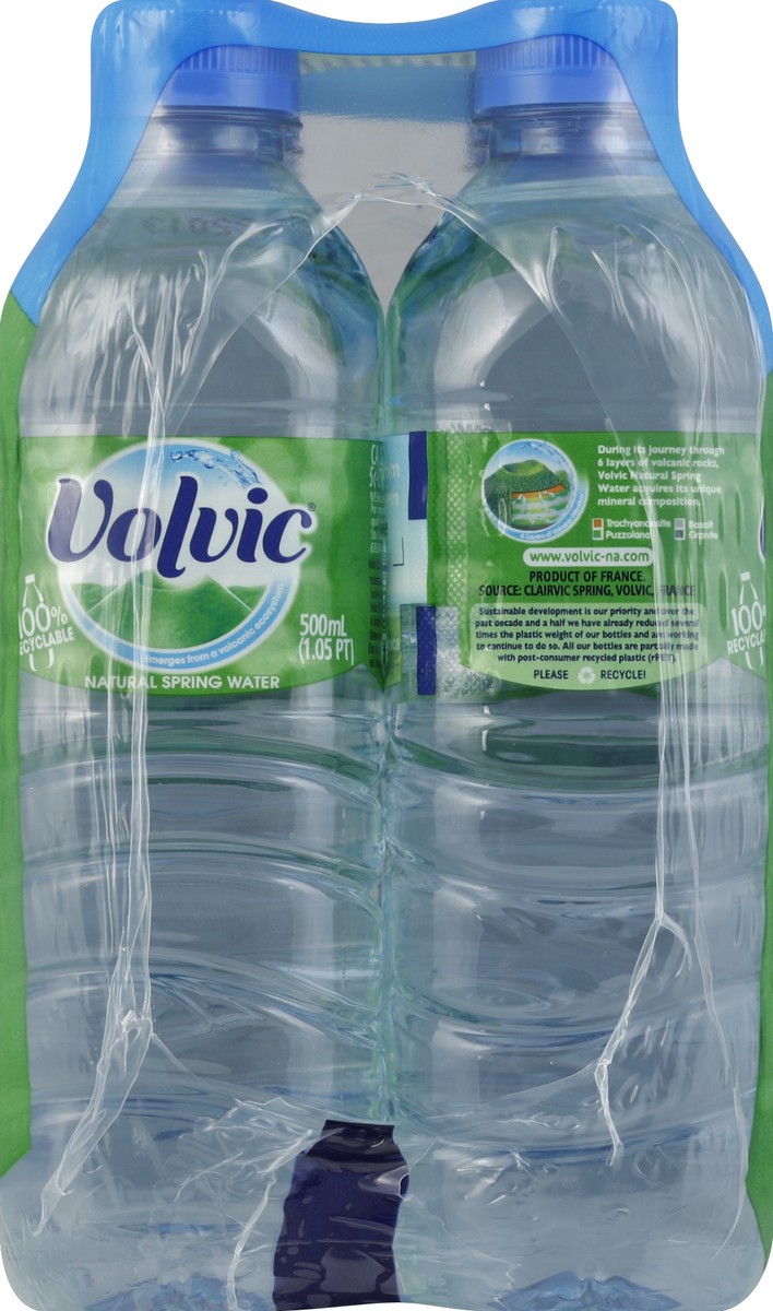 slide 3 of 4, Volvic Natural Spring Water, 67.6 oz