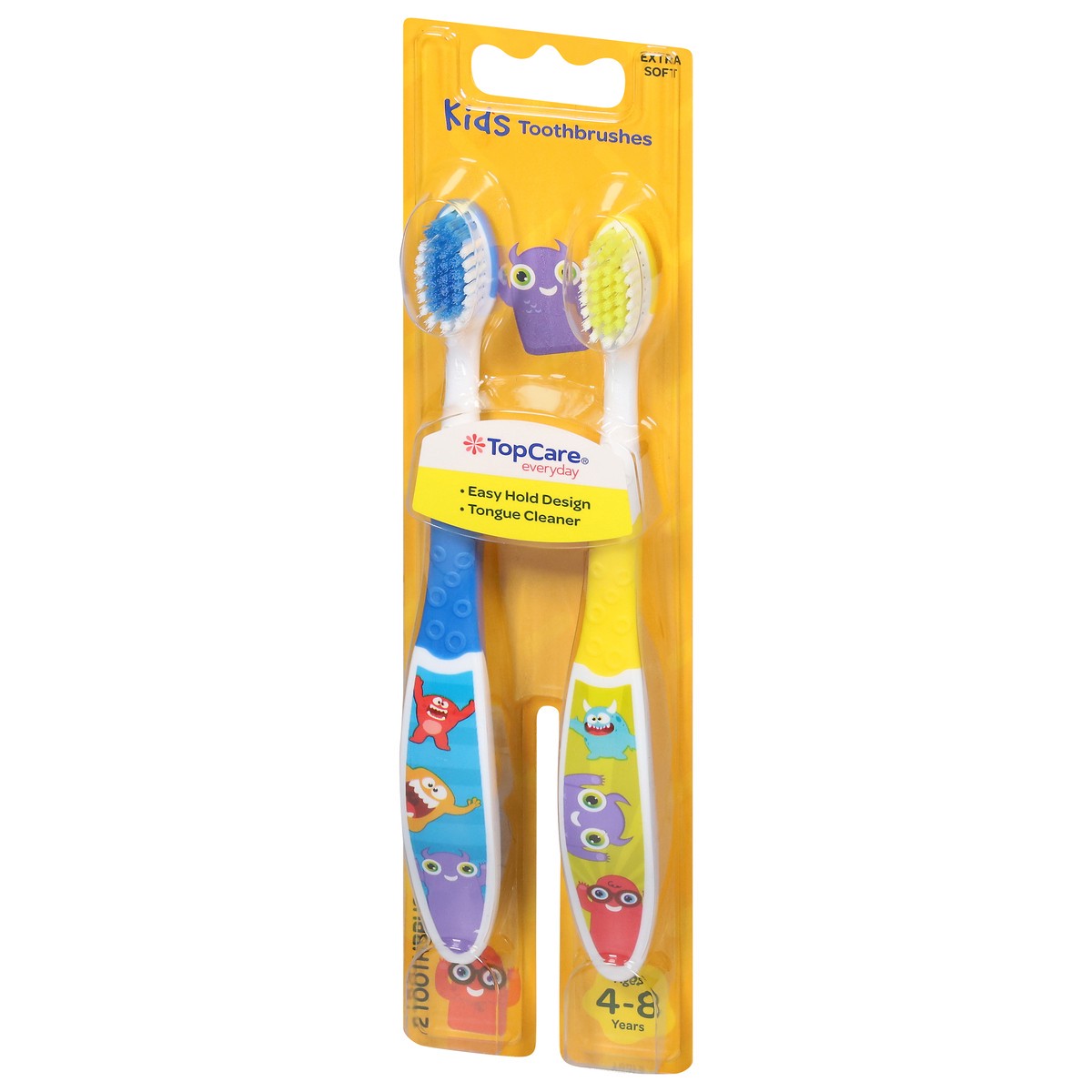 slide 6 of 13, TopCare Everyday Kids Extra Soft Toothbrushes 2 ea, 2 ct