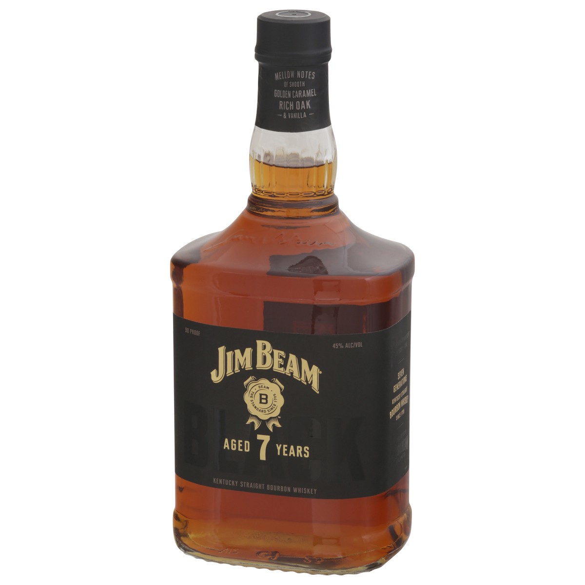 slide 4 of 13, Jim Beam Black 7 Year Old Kentucky Straight Bourbon Whiskey 1.75 L, 1.75 liter