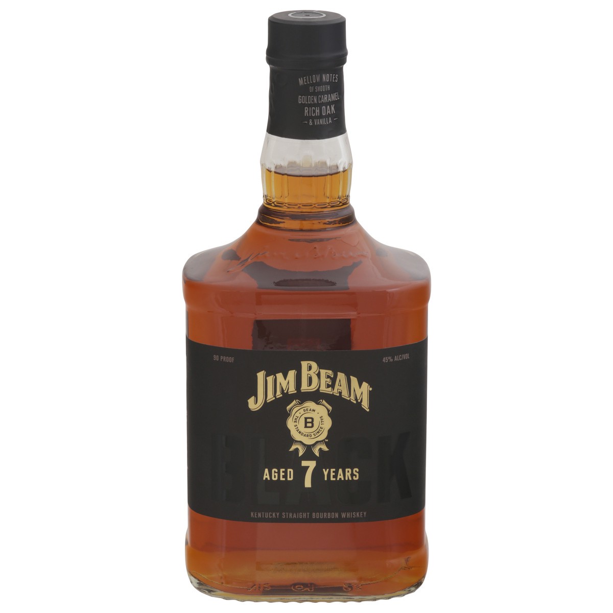 slide 9 of 13, Jim Beam Black 7 Year Old Kentucky Straight Bourbon Whiskey 1.75 L, 1.75 liter