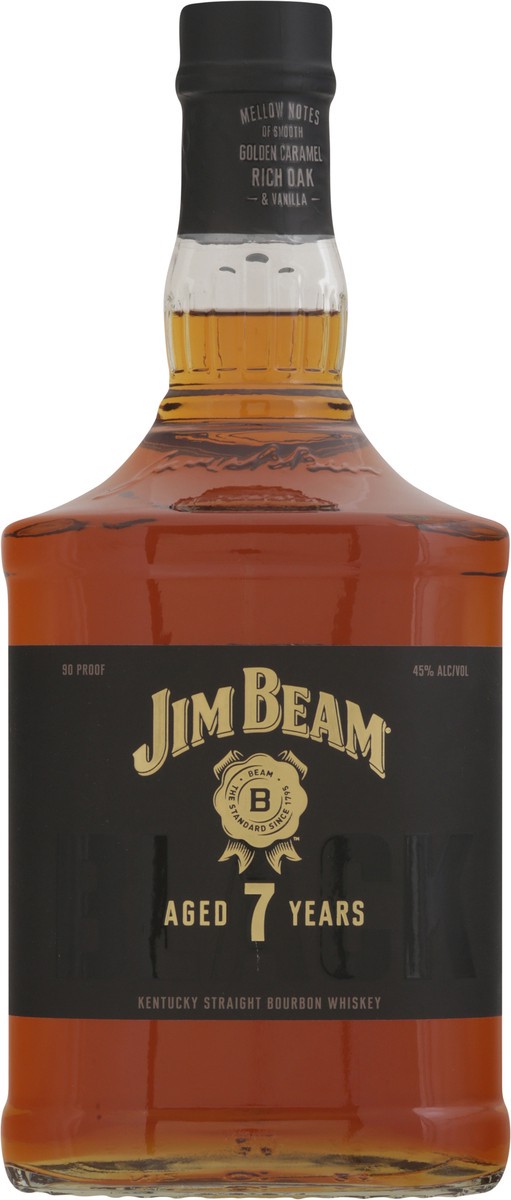 slide 2 of 13, Jim Beam Black 7 Year Old Kentucky Straight Bourbon Whiskey 1.75 L, 1.75 liter
