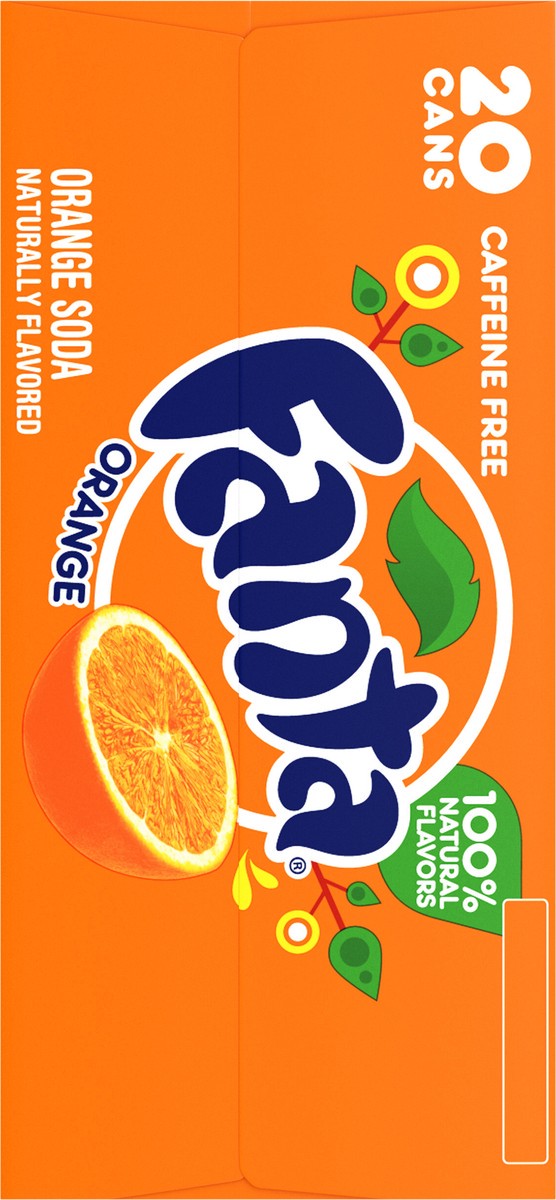 slide 5 of 9, Fanta Orange Soda Fruit Flavored Soft Drink, 12 fl oz, 20 Pack, 240 fl oz