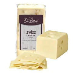 Di Lusso Dilusso Premium Sliced Wisconsin Swiss Cheese