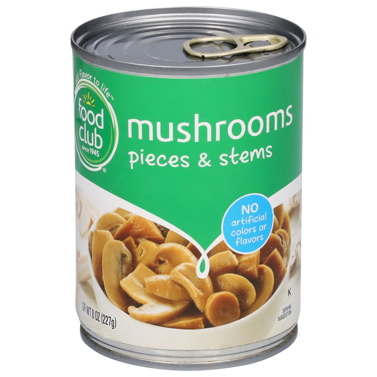 slide 1 of 11, Food Club Pieces & Stems Mushrooms 8 oz, 8 oz