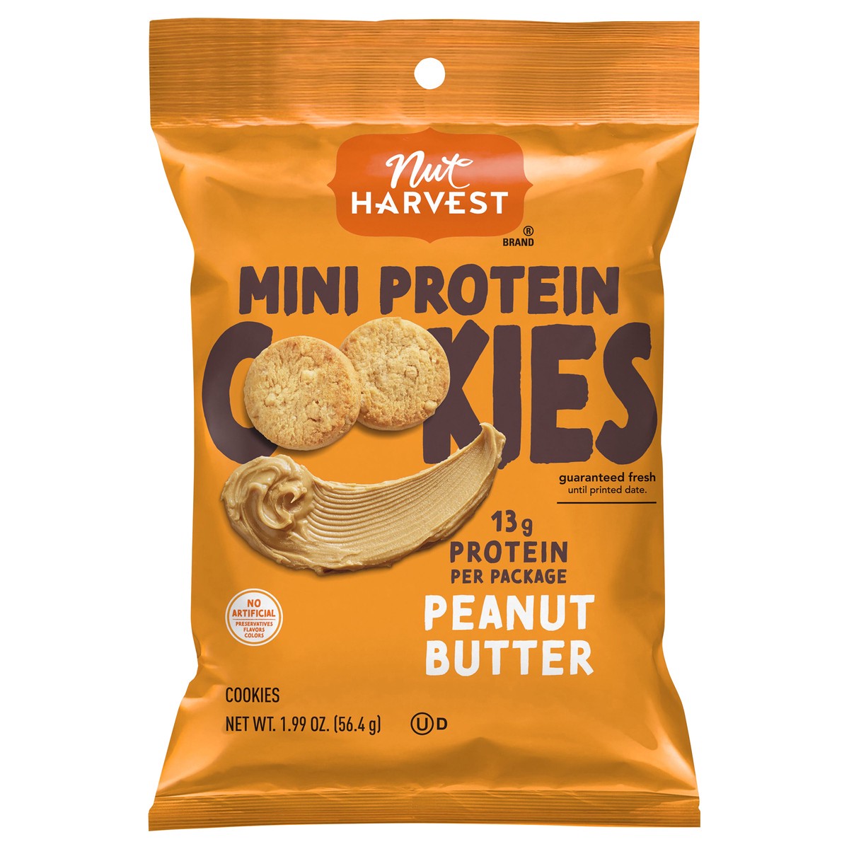 slide 1 of 3, Nut Harvest Mini Protein Cookies Peanut Butter - 1.99 oz, 1.99 oz