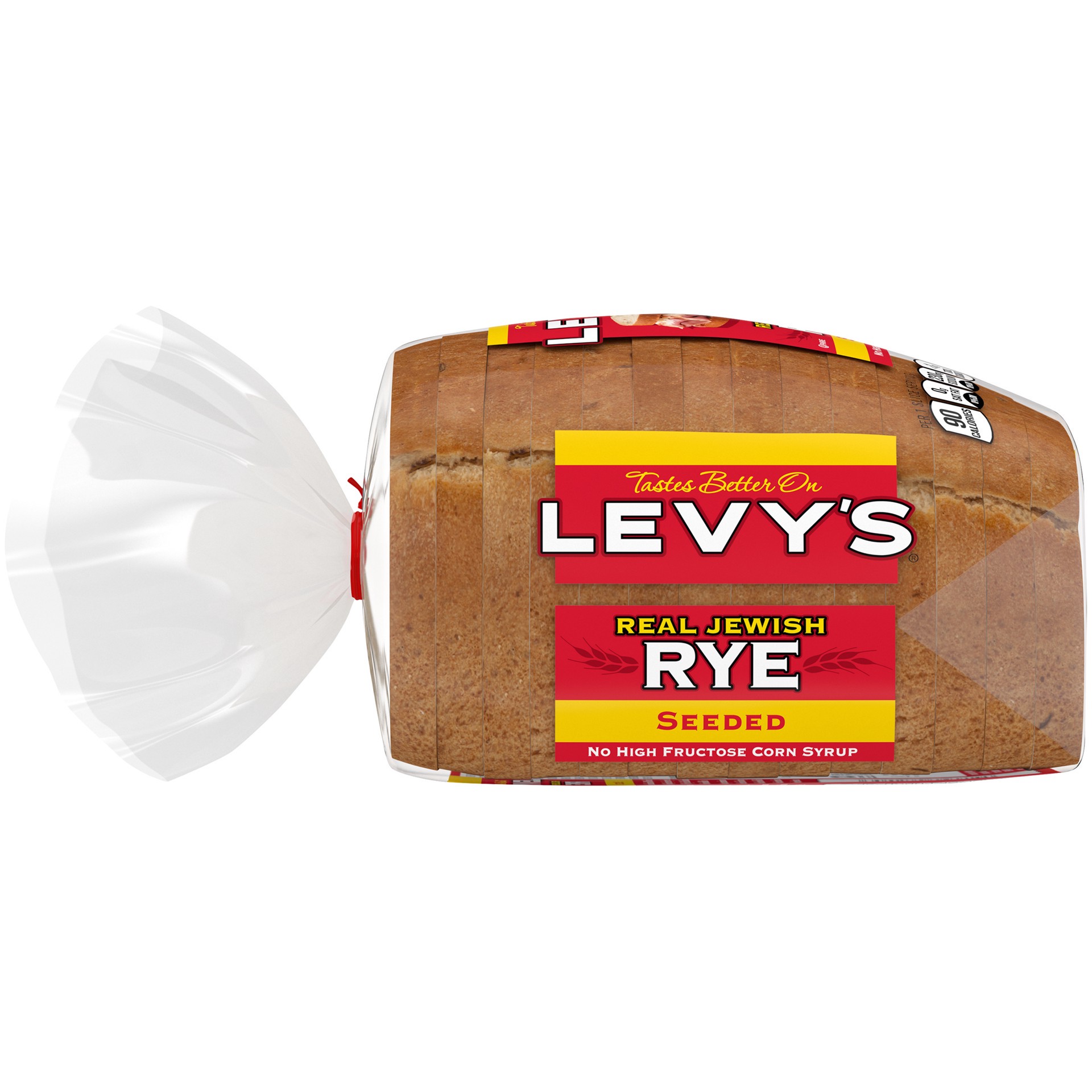 slide 3 of 5, Levy's Real Jewish Rye Seeded Bread, 16 oz, 1 cnt