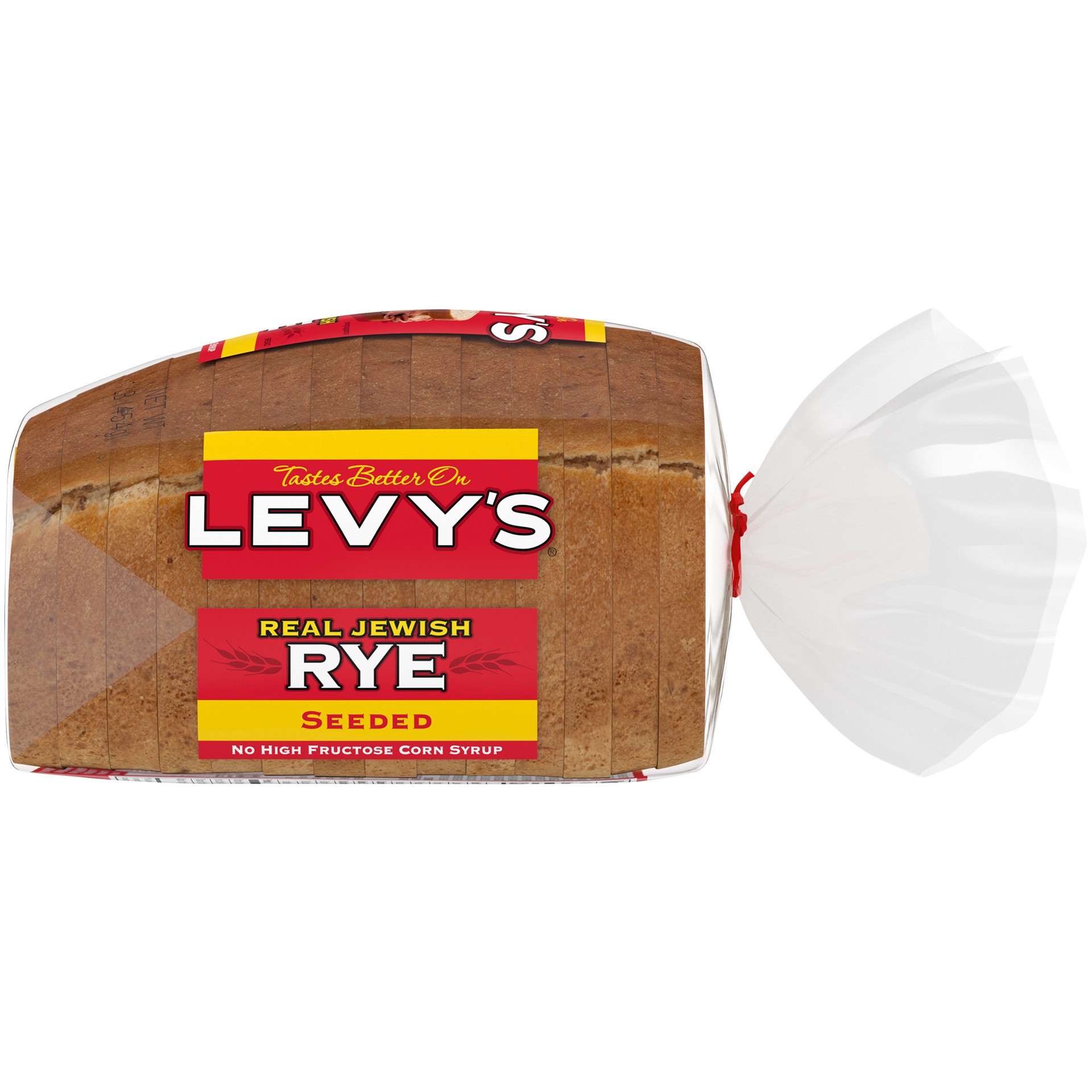 slide 5 of 5, Levy's Real Jewish Rye Seeded Bread, 16 oz, 1 cnt