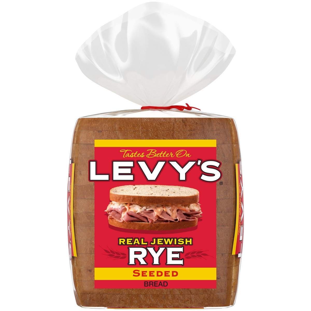 slide 1 of 5, Levy's Seeded Rye Bread, 16 oz, 16 oz