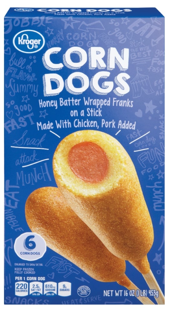 slide 1 of 1, Kroger Corn Dogs, 16 oz