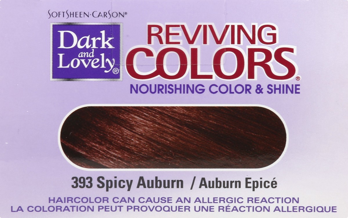 slide 5 of 12, DARK & LOVELY/SOFT SHEEN CARSON Dark&Lovely Revivingcolors Semiperm Haircolor #393Spicdaubrn, 1 ct