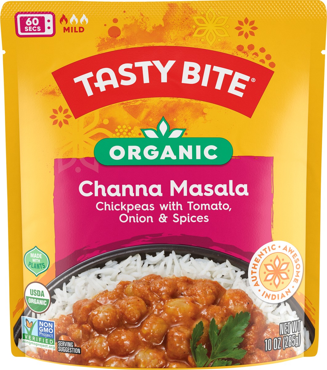 slide 3 of 3, Tasty Bite Indian Mild Organic Channa Masala 10 oz, 10 oz