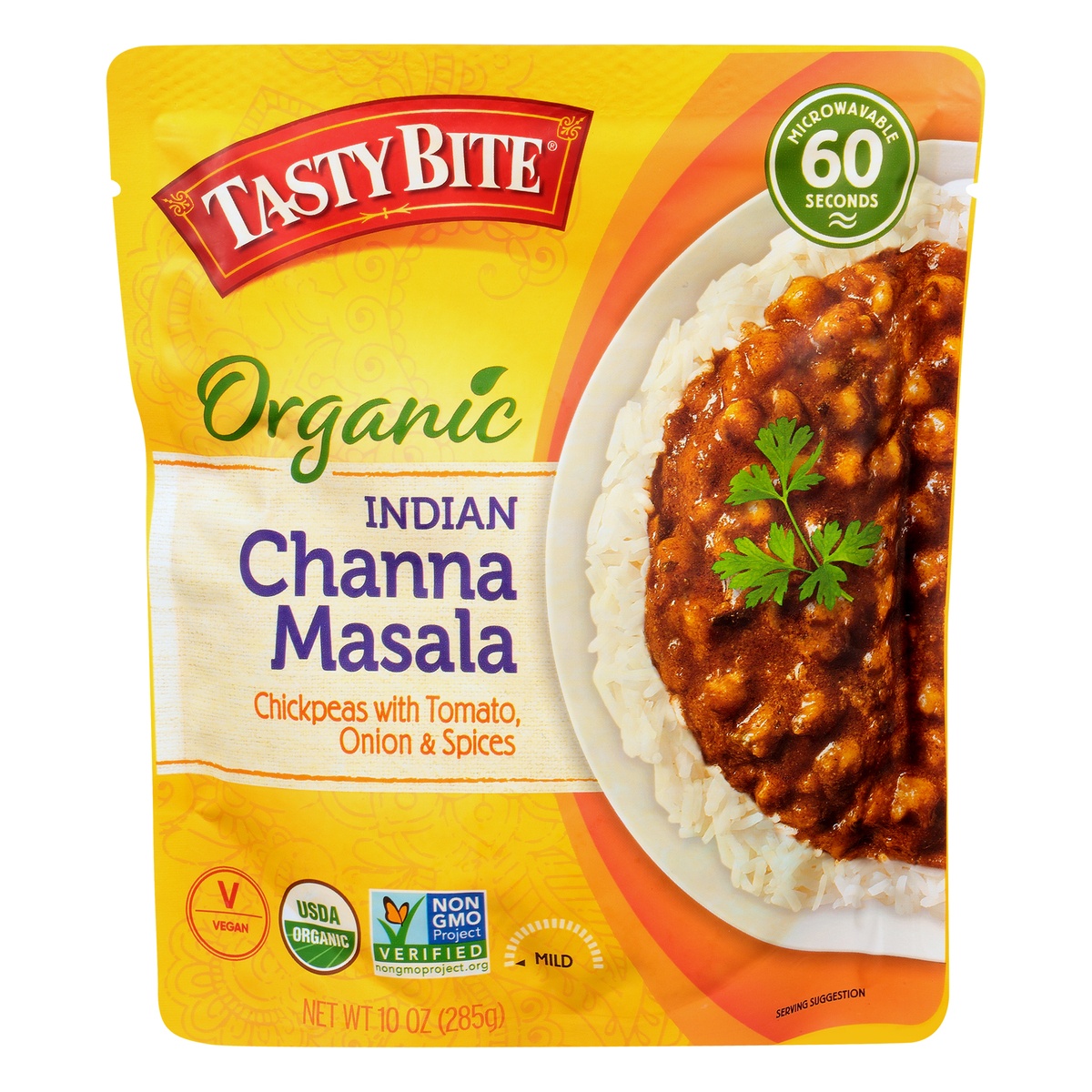 slide 1 of 2, Tasty Bite Channa Masala Indian Entree, 10 oz