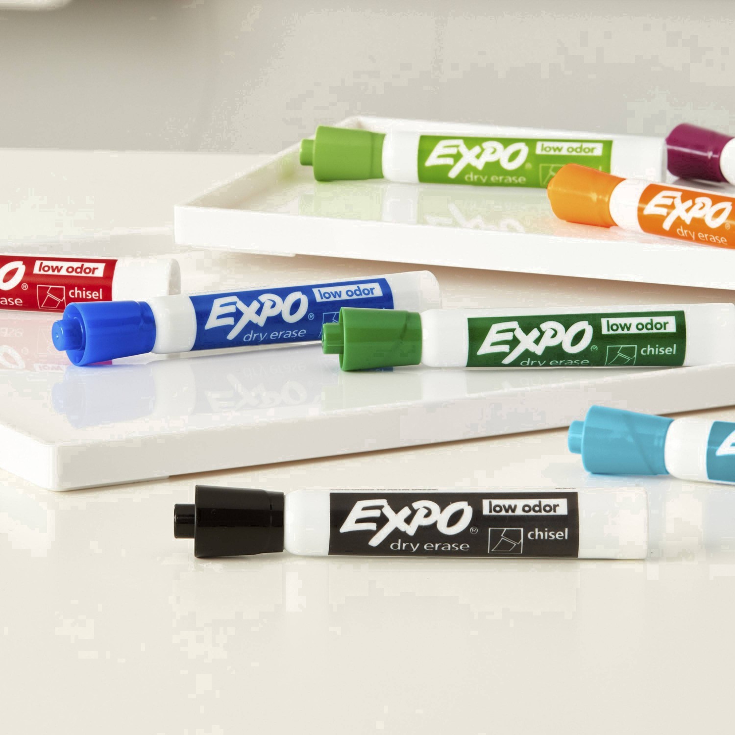slide 64 of 65, Expo Dry Erase Marker, Chisel Tip - Multicolor, 8 ct