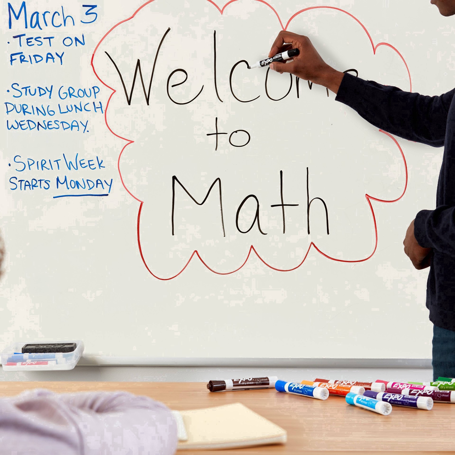 slide 22 of 65, Expo Dry Erase Marker, Chisel Tip - Multicolor, 8 ct