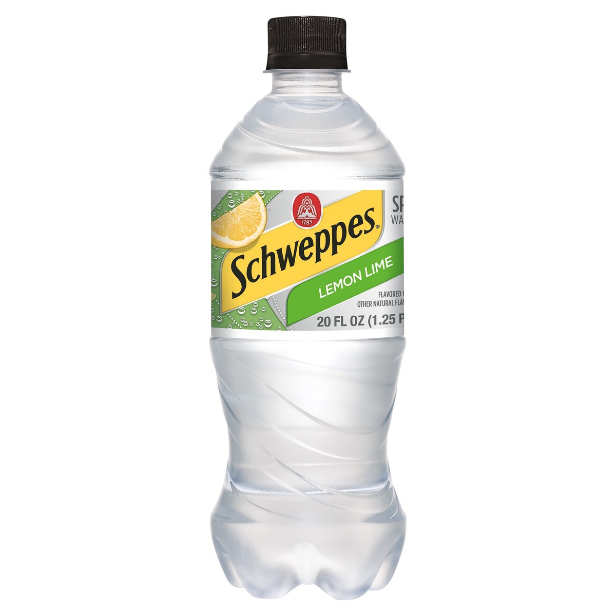 slide 2 of 9, Schweppes Lemon Lime Sparkling Water Beverage, 20 fl oz bottle, 20 fl oz