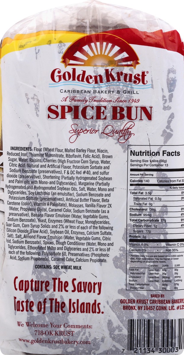 slide 8 of 13, Golden Krust Spice Bun 26 oz, 26 oz